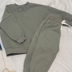Little Bipsy Olive Jogger Set